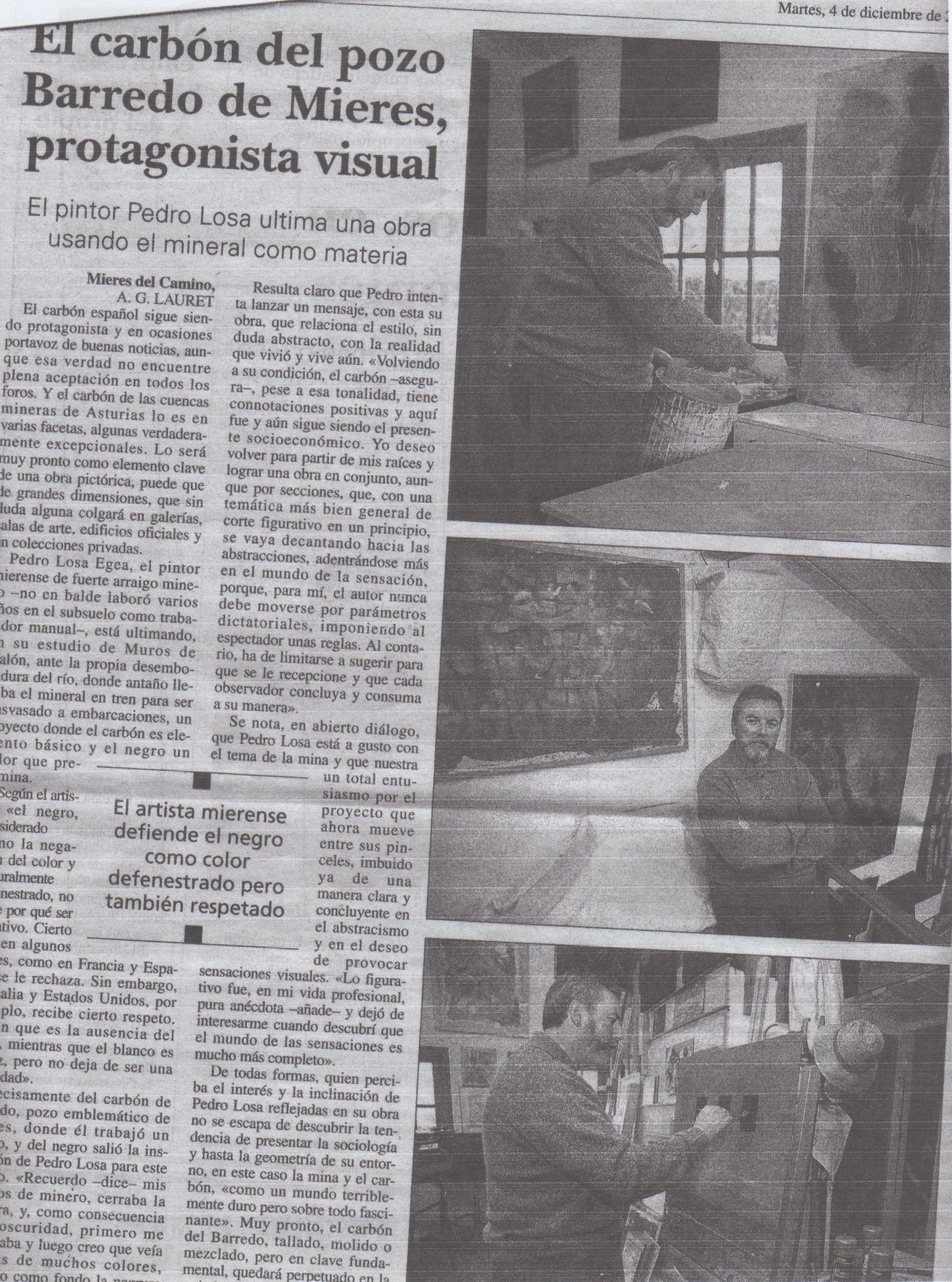 Recorte de prensa — Pedro Losa