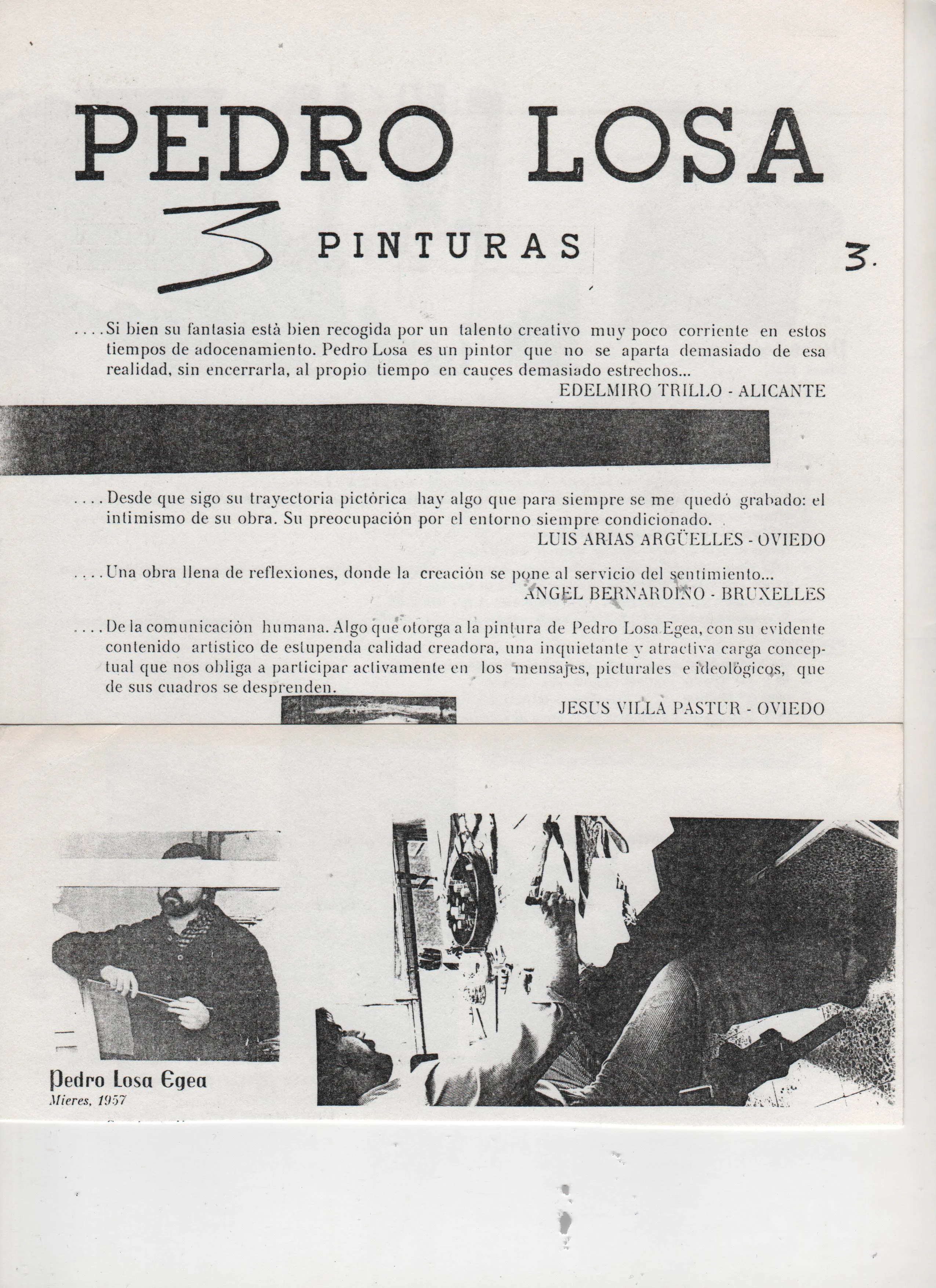 Pedro Losa — Tres pinturas